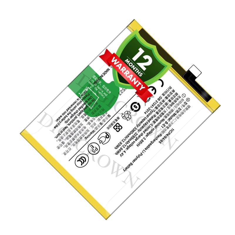 Image of Original B-E1 Battery Compatible for Vivo Y71 (1724, 1801i) - (3360mAh) - 1 Year Warranty