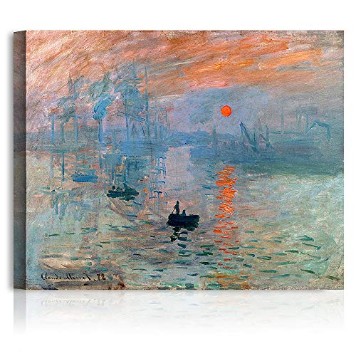 A&T ARTWORK Impression Sunrise by Claude Monet. The World Classic