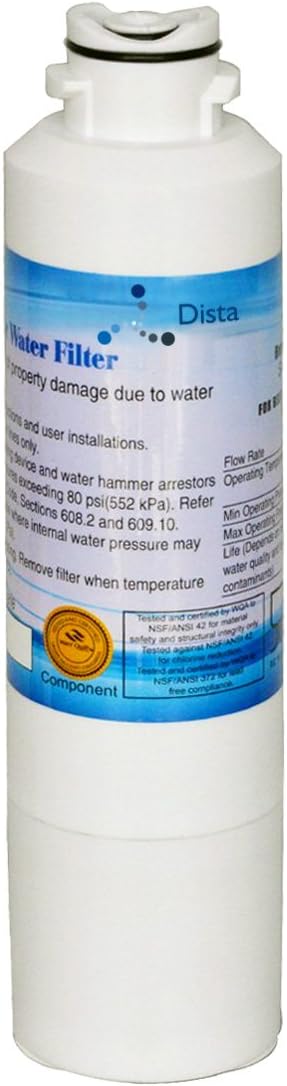Dista - Refrigerator Water Filter Compatible with DA29-00020B. Pack of 2