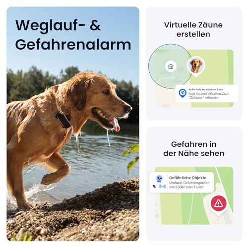 Tractive XL Smarter Hunde GPS Tracker | Modell 2026 | Live-GPS-Ortung | Weglaufalarm & Gesundheitswarnungen | Überwachung der Vitalwerte… – Ansicht 4