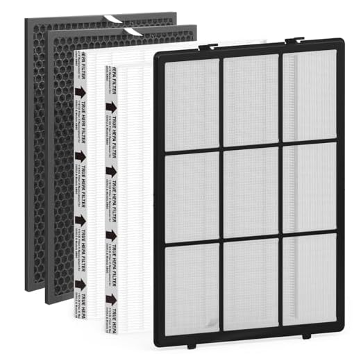 Breabetter 2 Pack 116130 Replacement Filter H Compatible with Winix 5500-2 Air Cleaner Purifier, with 1 Washable Fine Mesh Pre-Filter and 2 Activated Carbon Filters