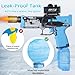 Electric Water Blaster with LED Flame Nozzle, 500ml Large Capacity Tank, 32ft Shooting Range, BPA-Free Outdoor Battle Game Toy