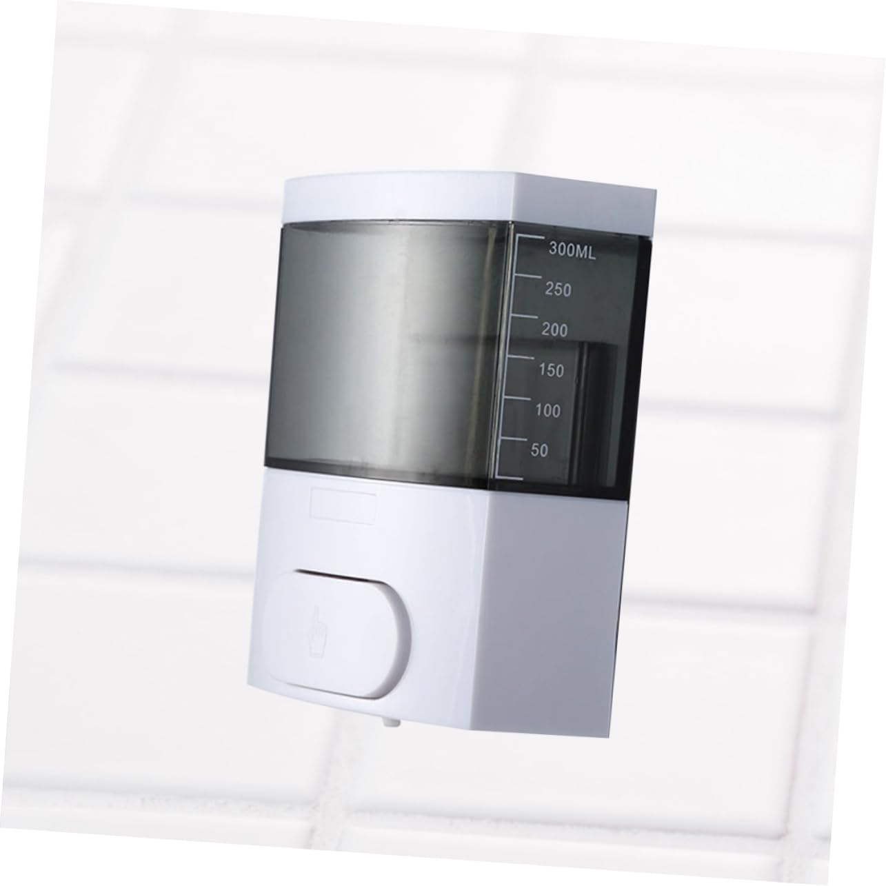 HOOTNEE Wall-Mounted Soap Dispenser Pump Bottle Reusable Plastic Soap Container for Shampoo Body Wash