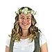 Essence of Europe Gifts OktoberfestHaus | Edelweiss Flower Garland Headband German Oktoberfest Costume Boho Accessories for Women