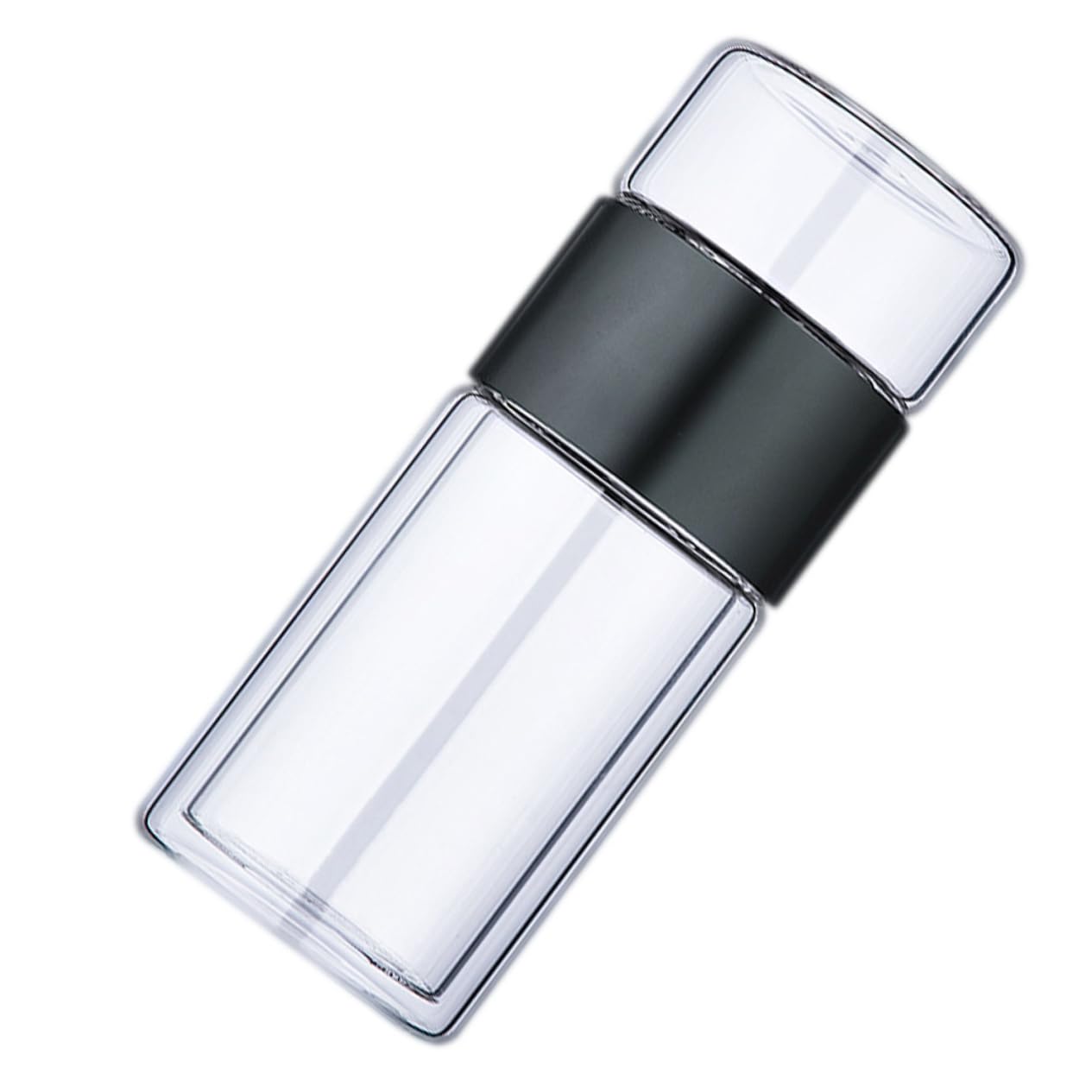 BEBEMOKO Tea Separation Cup Infuser 300ml Glass Tea Bottle Cup Heat Resistance Easy to Carry