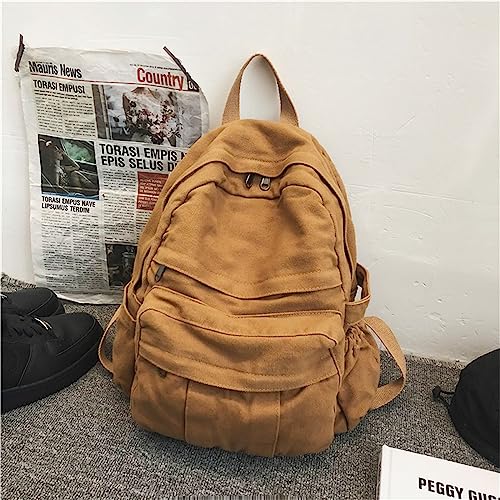Mochila escolar de lona para viajes casuales y el instituto de adolescentes activos 6
