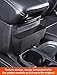 Savadicar Center Console Hanging Storage Organizer, Armrest ABS Tray Compatible with 2018-2025 Jeep Wrangler JL JLU 4XE and Jeep Gladiator JT, Interior Accessories, Black