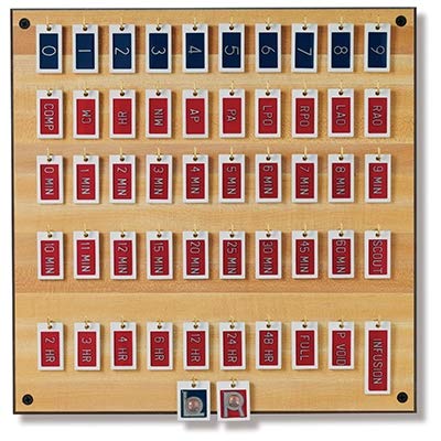 IVP X-Ray Markers Sets - Includes 52 Aluminum Embedded Markers, 3/8", Formica Wall Board