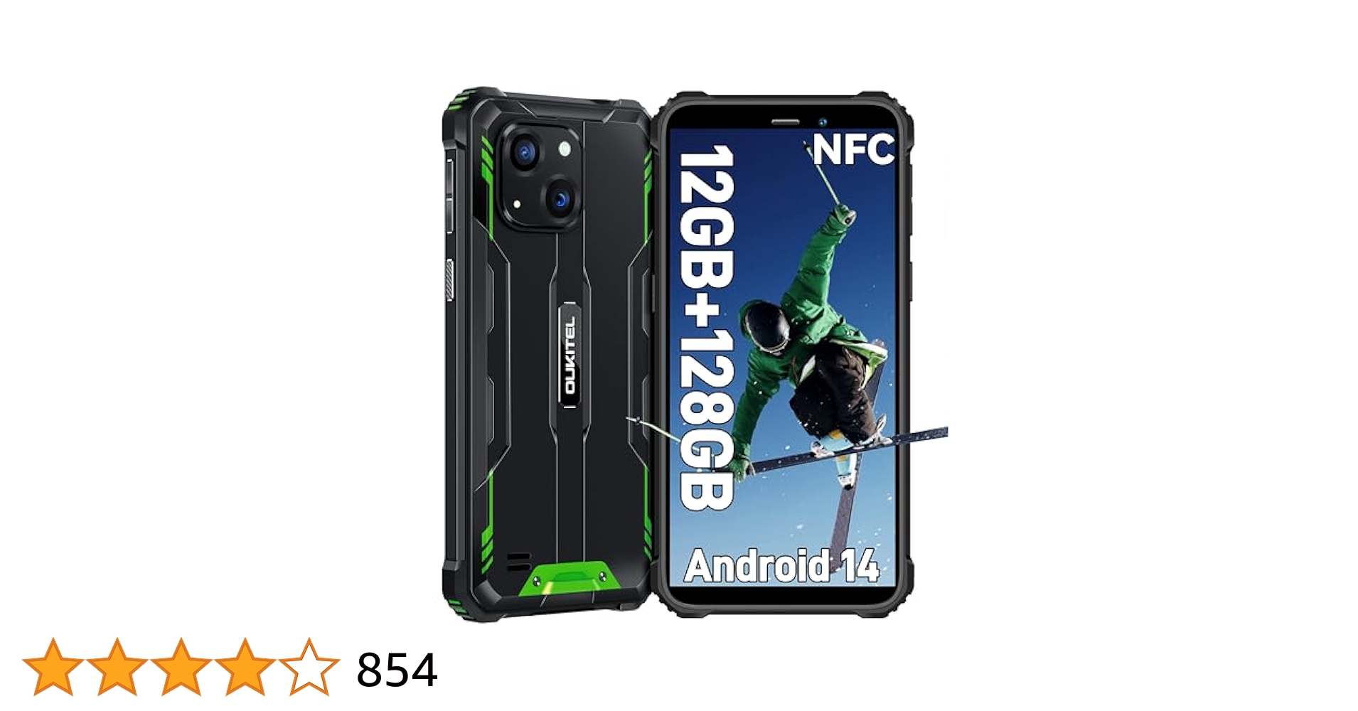 OUKITEL WP32 16GB+128GB ブラック Etoren.com | (Unlocked) Oukitel WP32 Rugged Phone Dual Sim