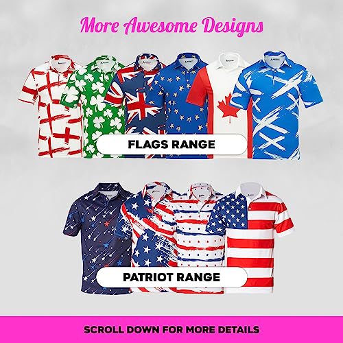 Royal & Awesome Toucan Funny Golf Shirts For Men, Colorful Mens Golf Shirt, Crazy Golf Shirts For Men, Funny Golf Polos For Men, Hawaiian Golf Shirts For Men #TOP4