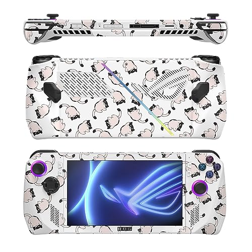 Image of MightySkins Skin Compatible with Asus ROG Ally - Raining Cats | Protective, Durable, and Unique Vinyl Decal wrap Cover | Easy to Apply, Remove, and Change Styles