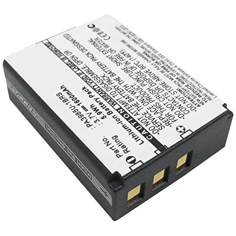 subtel® Kamera Ersatzakku PA3985U, PA3985U-1BRS für Toshiba Camileo Z100 Camileo X200, Camileo X416 Camileo X400, Ersatz Akku 1600mAh Kameraakku Zusatzakku Battery Cover