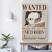 yanhony One PIECE Robin's Wanted - Póster de anime (40 x 60...