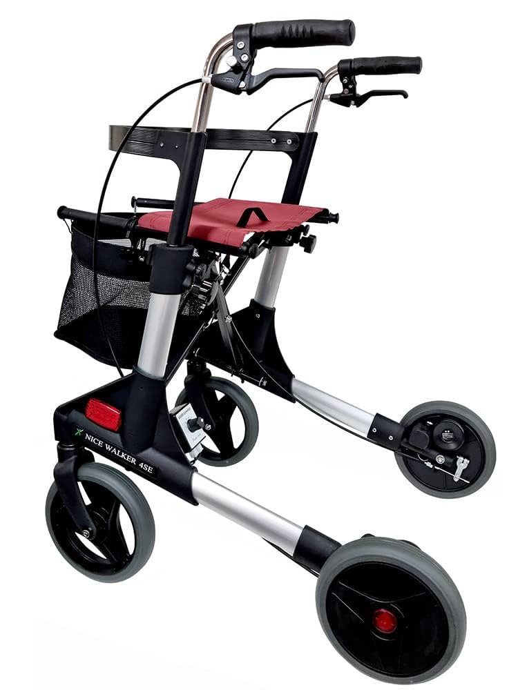 歩行車 ナイスウォーカー 4輪タイプ アビリティーズ・ケアネット Amazon | ナイスウォーカー 4輪 抵抗調節付歩行車
