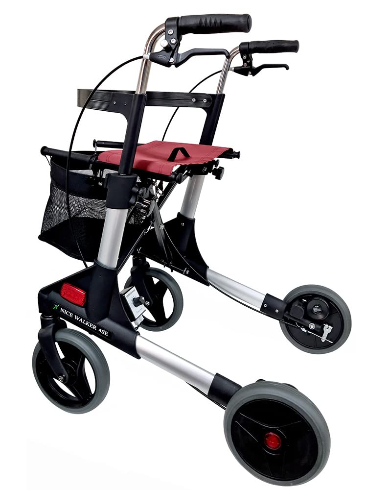 【介護用品 四輪歩行車】ナイスウォーカー 動作確認済 速度制御機能 Amazon | ナイスウォーカー 4輪 抵抗調節付歩行車 | アビリティーズ