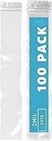 Vista 13 de GPI - 1000 unidades - Bolsas con cremallera de 2 x 9 pulgadas, 2 mil, bolsas de polietileno transparentes con cierre resellable, con cierre