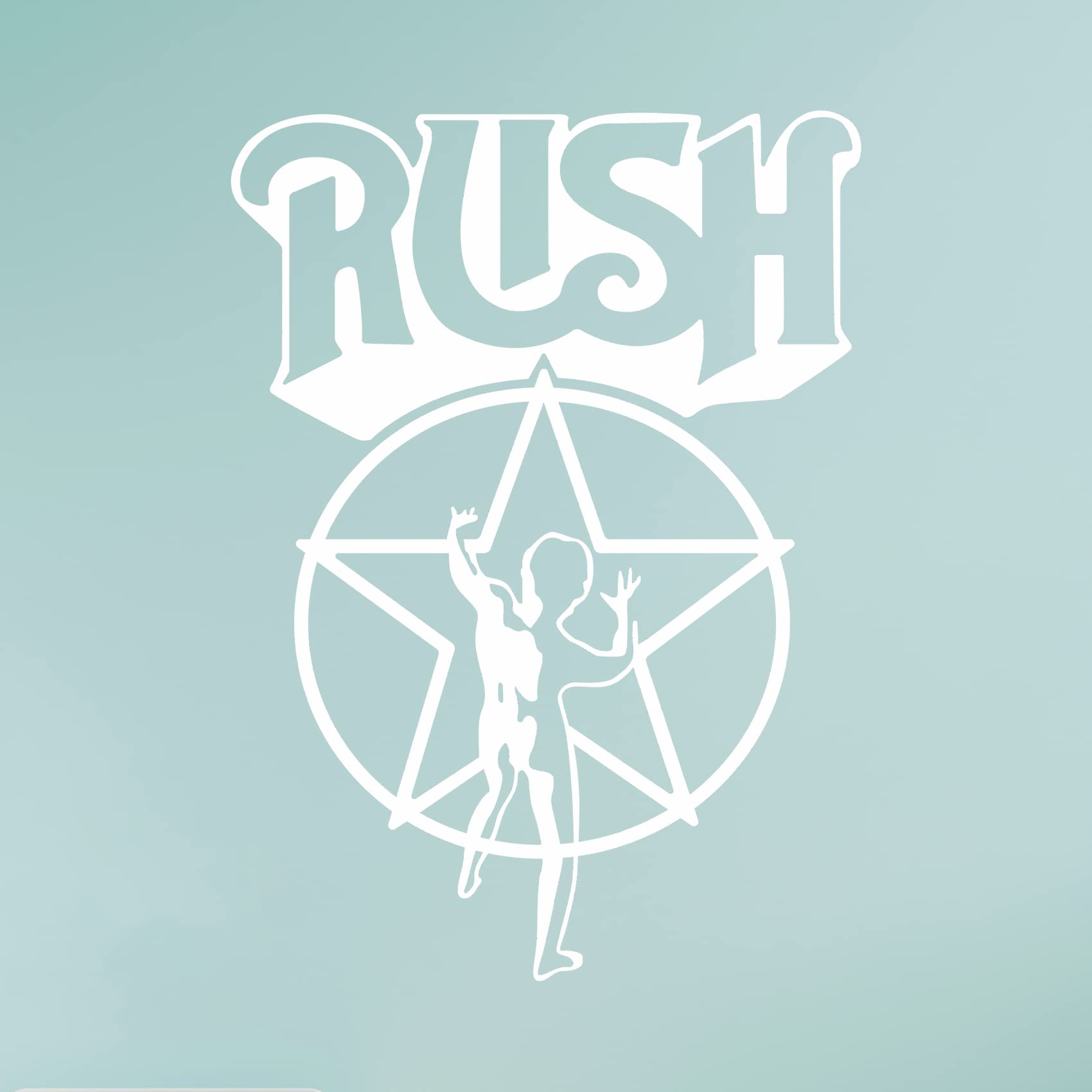 Decorative Wall Stickers Removable Vinyl Stickers Laptop Decals Art Mural Home Deco Window Decals Waterproof Car Sticker-Rush Starman