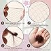 FANDAMEI Hair Net for Kids, Invisible Hair Nets 20PCS with U Shaped Bobby Pins 40PCS,30cm Hair Nets for Buns, Bun Hair Nets for Ballet Girls Hair Accessories Set for Hair Styling,Women,Girls-Brown