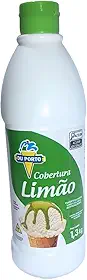 Cobertura Para Sorvetes Sobremesas Bebidas Vários Sabores 1,3kg (Limão)