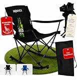norvex CampSwingPro Campingstuhl Schaukelstuhl XL faltbar mit Tragetasche