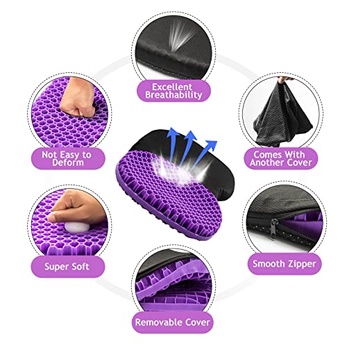 Anti Slip Kayak Gel Seat Cushion, Waterproof Large & Thick Kayak Seat Pad For Sit In Kayak Chair, Boat Canoe Rowing Stadium Pad Kayak Accessories For Fishing Kayak, Soft Support & Breathable (Zise) #TOP6