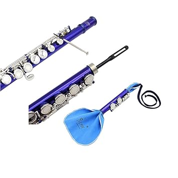 Ubersweet Imported Flute Cleaning Kit Set with Cleaning Cloth Stick Screwdriver_128631