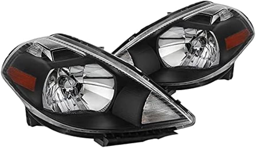 Amazon.com: xTune Auto 9023613 Crystal Headlights Black/Clear 