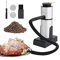 BORUIT Affumicatore Portatile, Pistola per Fumare, affumicatore da Cucina,Fumatore Portatile Fumo Pistola infusore Cibo Cocktail di Carne Fumatore, Adatto per BBQ Campeggio a Casa