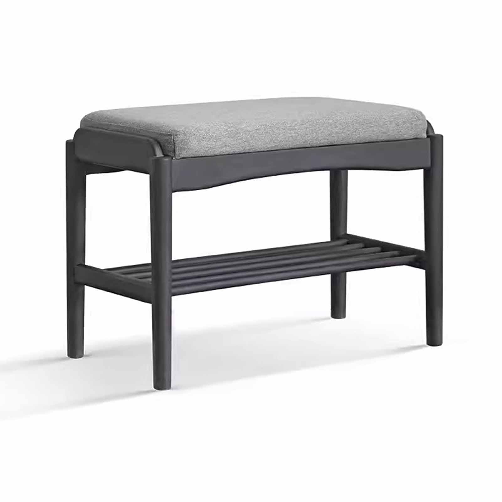 LWJSOCP 2Tier Wood Shoe Bench RackStylish Entryway Organizer Shelf for Hallway Living Room & Bedroom SpaceSaving Storage Solution for Shoes & Accessories