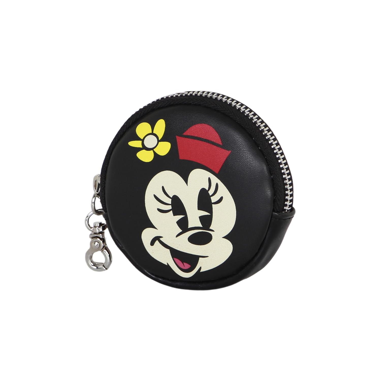 Disney Minnie Mouse Face-Cookie Coin Purse, Pink, 8.7 x 8.7 cm