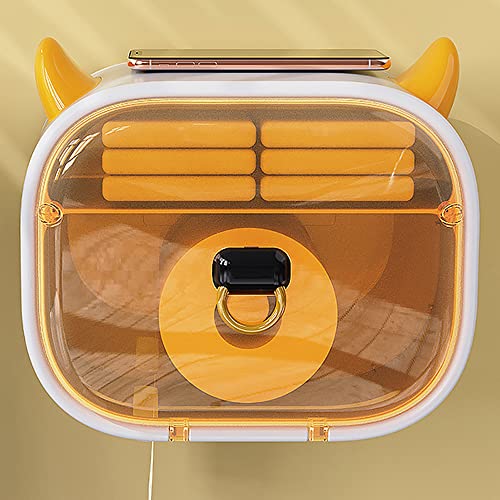 Estante montado en la pared Papel higiénico facial Almacenamiento de papel sin perforaciones Soporte creativo para pañuelos a prueba de agua Artículos de tocador Dispensador de papel higiénico Adecuad