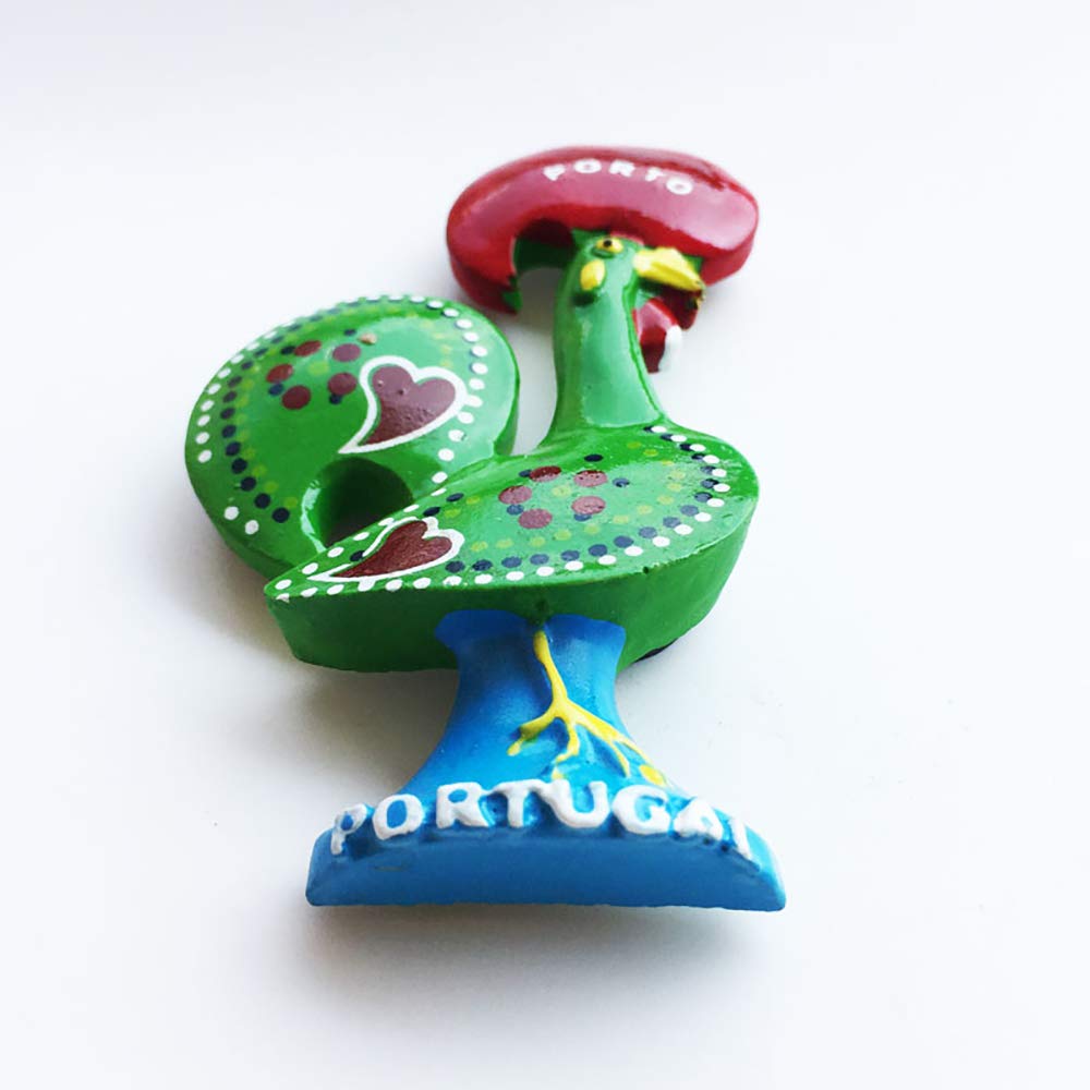 Magnete Da Frigo Portogallo 3D A Forma Di Gallo, Souvenir In Resina Fatto A Mano, Decorazione Casa E Cucina, Regalo Originale