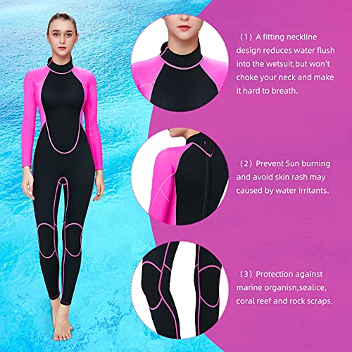 Flexel Full Wetsuit For Women,2Mm Neoprene Wetsuit Women Long Sleeve Swimsuits For Women Diving Suit Wet Suit Women Surfing Suit For Women Snorkeling Paddle Boarding Kayaking #TOP4