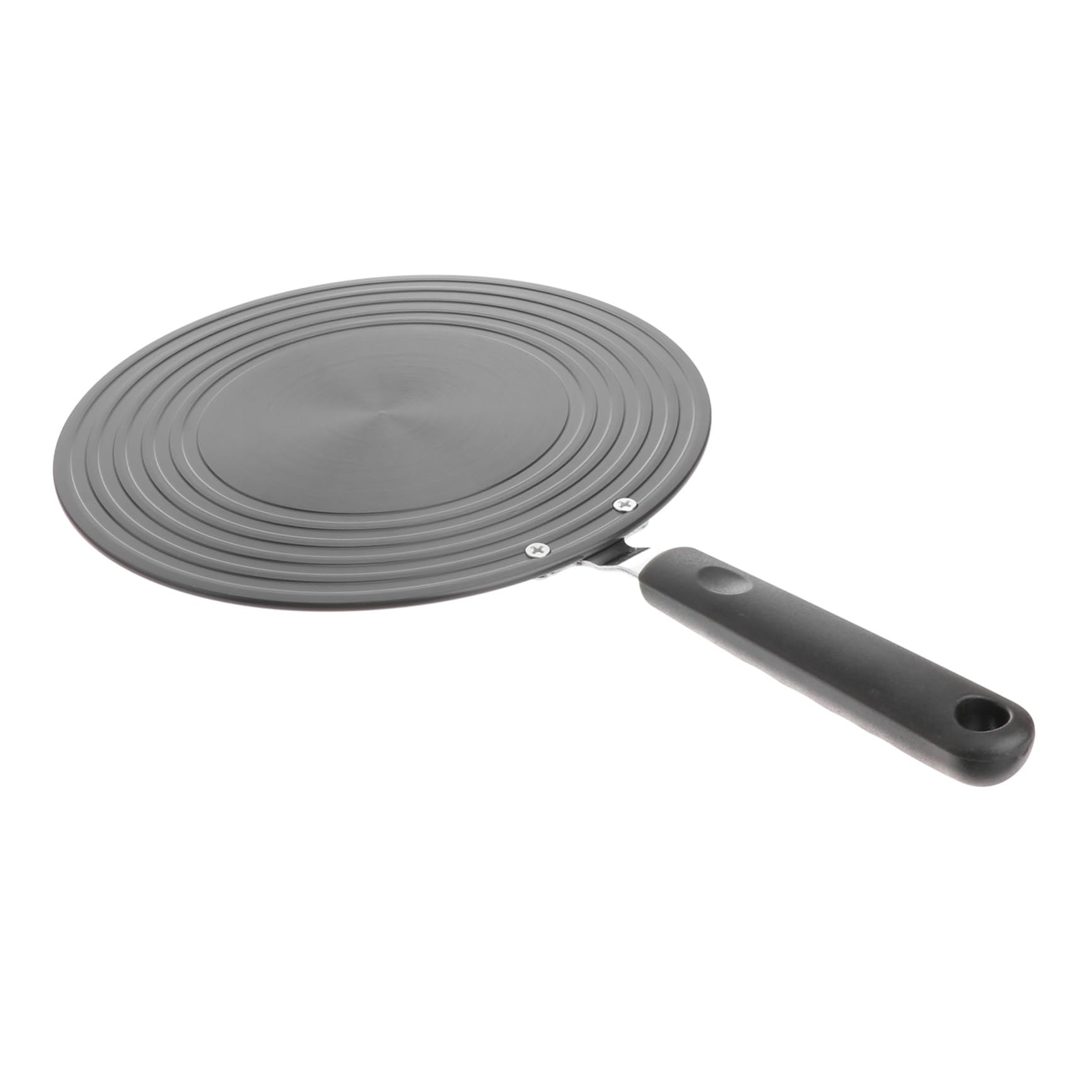 Didiseaon Placa Difusora de Calor Negro Redonda de Aleación de Aluminio Descongela Alimentos y Protege Ollas para Estufa de Gas
