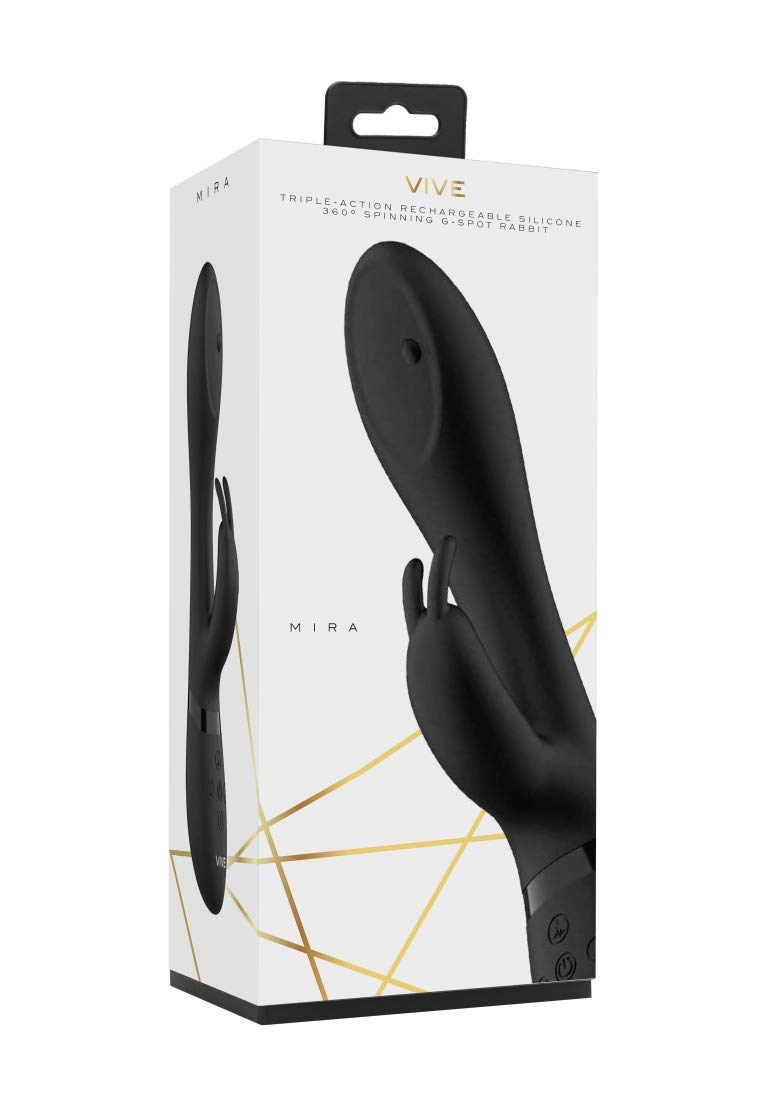 Shots VIVE - Mira Spinning G-spot Rabbit - Black