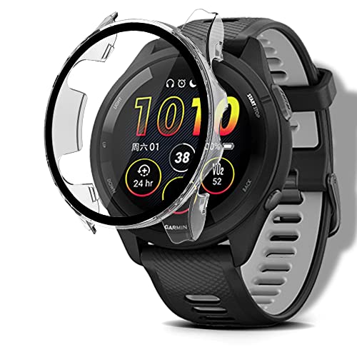 SeGinn �P�[�X Garmin Forerunner 265 �Ή� �ی�J�o�[ PC�f�� �S�ʕی� �ϏՌ� �����K���X �����ߗ� �L�Y�h�~ �w��h�~ �y�� �����ȒP Garmin Forerunner 265 �p �ی�P�[�X�i�����j