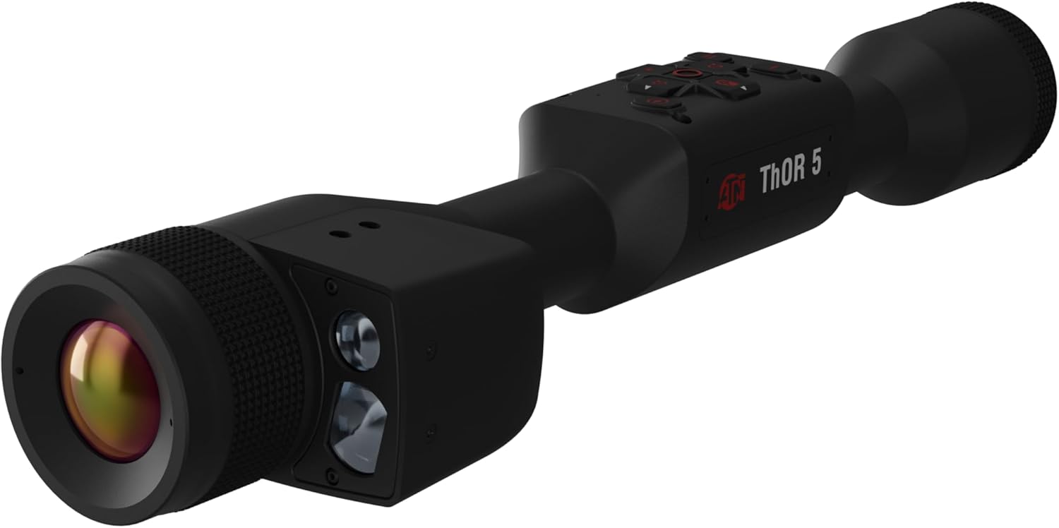 ATN Thor 5 LRF Smart HD Thermal Scope w/Ultra Sensative Gen 5 Sensor, Video Rec, Ballistic Calculator, RAV
