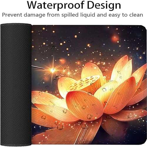 Tapis de souris XXL 1500 x 800mm noir imperméable antidérapant - 5
