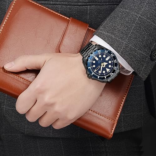 Image of Juntan Stainless Steel Curved Solid End Tapered Watch Band, 18mm 20mm 21mm 22mm Watch Bands Metal Watch Strap Bracelet Replacement Deployment Double Buckle Silver Black Silver Gold