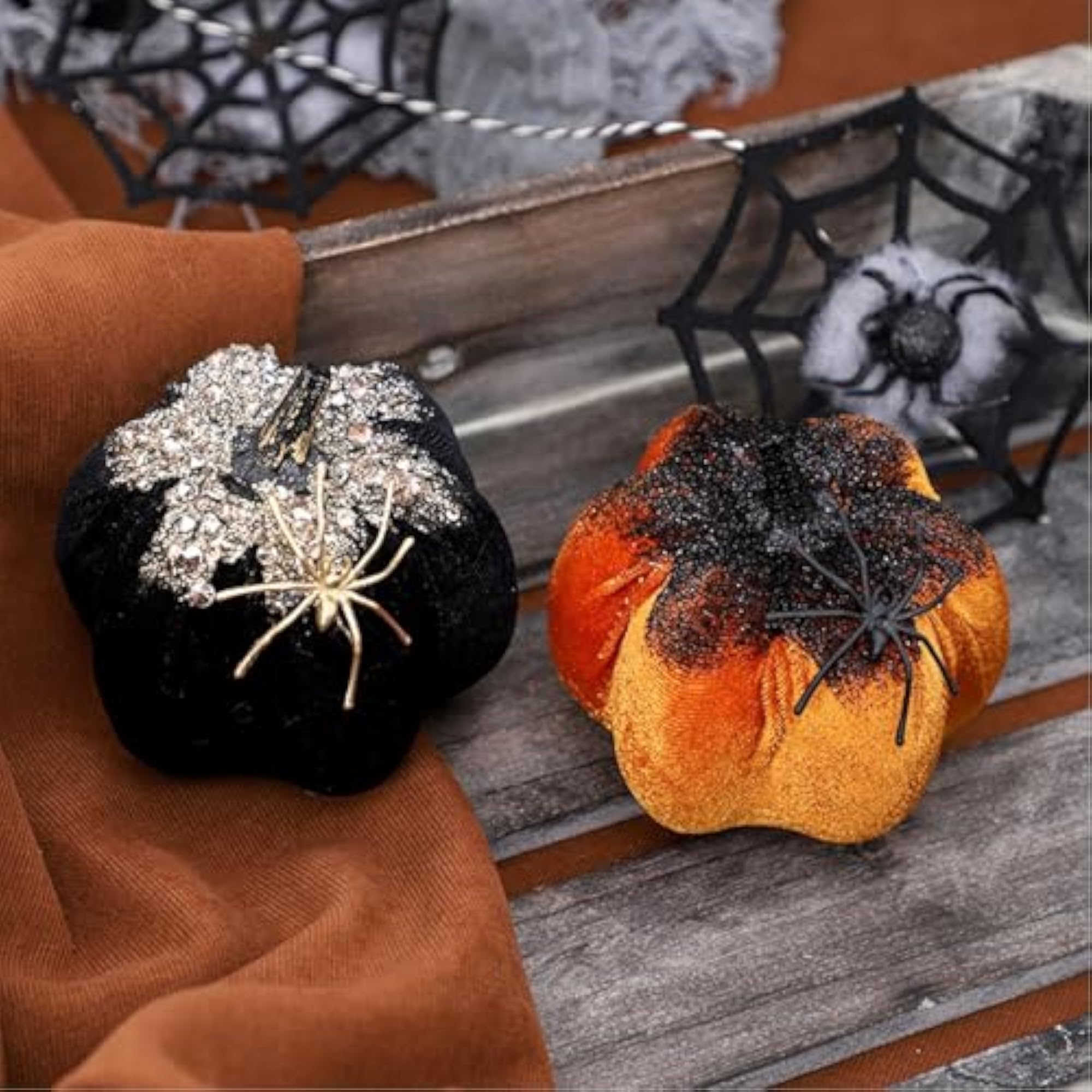 Artificial Pumpkin Gift Soft Crafts Ornaments for Kitchen Thanksgiving Party