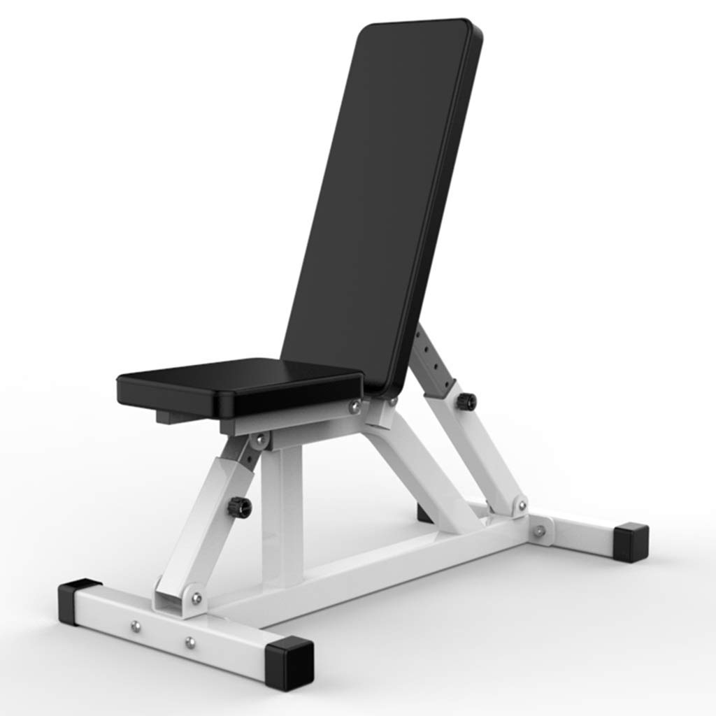 Ławka Do Ćwiczeń Siłowych I Hantli, Czarno-Biała Ławka Do Hantli Do Użytku Domowego, Wielofunkcyjna Deska Do Ćwiczeń Brzucha, Komercyjny Sprzęt Fitness Do Brzuszków