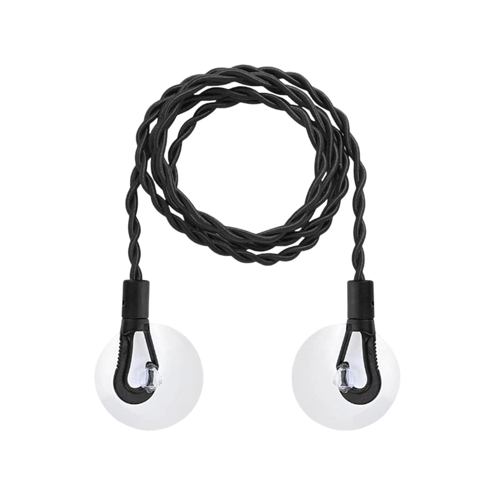 EMTPJAL Travel Clothesline, 2.5m Portable Elastic with Suction Cup Hooks