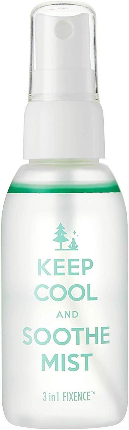 KEEP COOL Makeup Fixing, Setting Mist Spray 2.02 fl. oz. – Leaves Makeup Looking Fresh for Long Time – Natural, Moisturizing, Makeup Setter, Fixer Mist Spray for Dry, Oily Skin with Aloe, Lemon