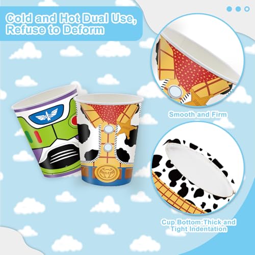 image for XUELIREN 182PCS Toy Theme Party Supplies Cartoon Toy Theme Party Decor