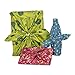 ROTH Geschenktuch - X-Mas, 3er Set, Furoshiki wiederverwendbar zum verpacken von Geschenken auf japanische Art