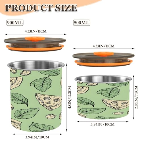 Bote para café hermético acero inoxidable 30 oz verde miniatura 2