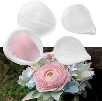 4pcs/Set Fondant Floral Petal Veiner Silicone Mold Set Cake Decorating Set - Gum Paste Mold - Flower Making - Peony Rose Hydrangea
