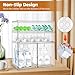 Baby Bottle Organizer, 4 Pack Stackable Storage Drawers with Chalkboard Labels, Clear Station Organizer Container for Bottles, Pacifiers, Pump Parts, Baby Bottle Organizers for Countertop and Cabinet