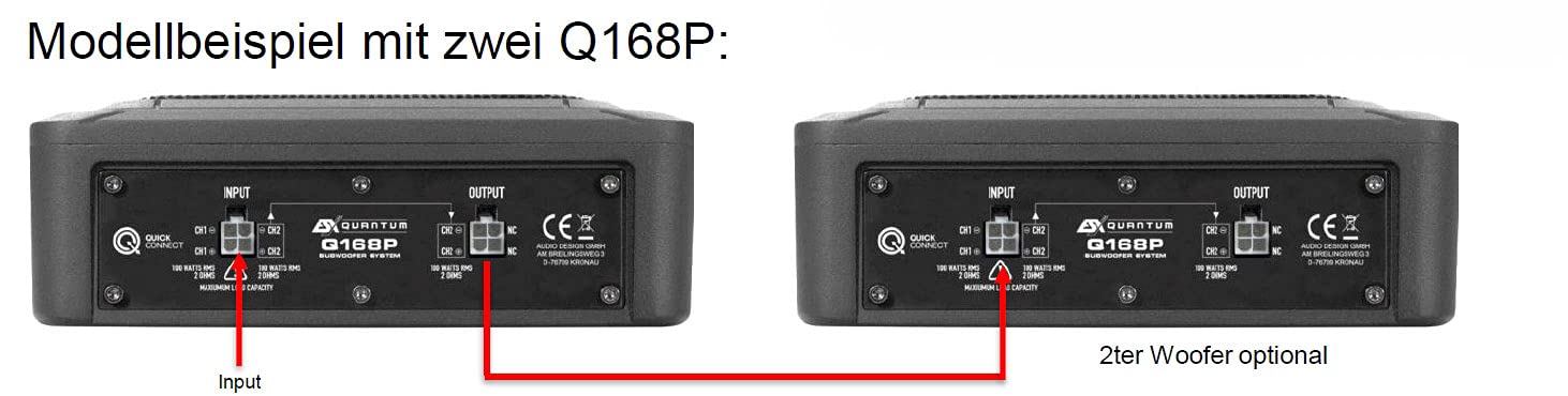 ESX Q168P - 15x20 cm (6x8') Passiv-Subwoofer