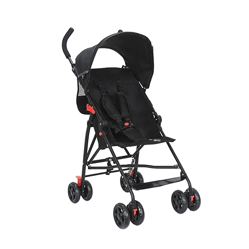 Maxi Baby Carrinho de Bebê Passeio Guarda Chuva MOVEE (Preto)